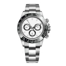 hot seller mens watch 41mm watch montre Sapphire mirror waterproof automatic wristwatch silver ceramic bezel 316l steel adustable foldi 237S
