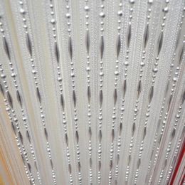 Curtain String Bright Button Beaded Door Deco Fringe Tassel Room Divider Panel Window Screen