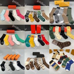 Fashion Letter kint Sock Tide Brand Mens Sock Summer Basketball Sport Sock Pure Cotton Breathable Sock
