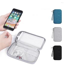 Storage Bags Portable Bag Organizer Pouch Carry Case Waterproof Monolayer Wires Charger Usb Cables Gadget Travel Accessories