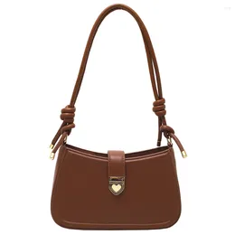 Shoulder Bags Women Luxury Bag PU Leather Casual Tote Handbag Zipper Closure Leisure Crossbody Girls Outdoor Daily