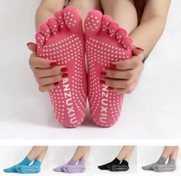 Women Socks Women039s Nonslip Yoga Socks Fashion Hosiery Dance Socks Split Toe Fivefinger Sock 24color78463654679790