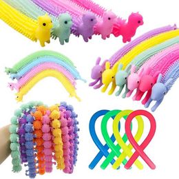 Decompression Toy 1-6 fun Fidget toys with insect repellent surfaces elastic TPR ropes stress resistant toy ropes and ventilation toys to relieve autism WX