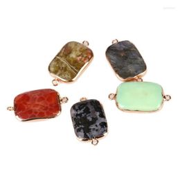 Pendant Necklaces Kejialai Drusy Quartz Glass Stone Shape Connectors For Jewelry Making Natural Mixed Color Druzy Findings Drop Deli Dhcb6