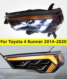 Car Lights For Toyota 4 Runner 20 14-20 20 Headlight Assembly Upgrade Dynamic LED Turn Signal Lamp
