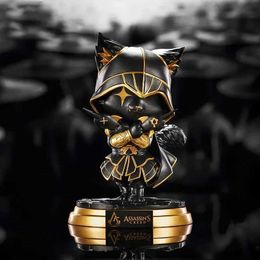 Blind box Assassins Creed Assassin Meow Series Mystery Box Q Version Toys Dolls Cute Anime Figure Blind Box Desktop Ornaments Kids Gifts Y240517