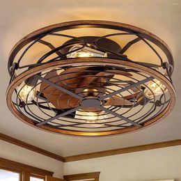 Living Room Ceiling Light Invisible Fan DC Motor 110V 220V Study Dining Nordic Modern Bedroom