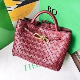 Luxury Cross Body summer Andiamo bag for Woman handbag high quality Clutch large designer bag tote mens luggage real Leather pochette Shoulder Woven shop Bags Wallet