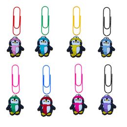 Charms Penguin Cartoon Paper Clips Cute For Office Kids Bk Bookmarks Nurse Day Supply Sile Drop Delivery Otcgu