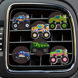 Air Condition Switch Truck 9 Cartoon Car Vent Clip Freshener Outlet Clips Per Conditioner Drop Delivery Otva0