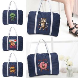 Duffel Bags Luggage Travel 2024 Fashion Nylon Foldable Unisex Large Capacity Bag Women WaterProof Handbags Men Drop