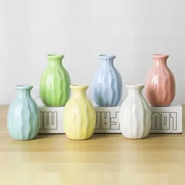 Vases Mini Flower Vase Home Arrangement Living Room Ceramic Nordic Style Decor Ornament