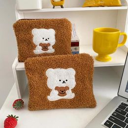 Storage Bags Durable Bag Space-saving Daily Necessities Eco-friendly Mini Bear Embroidery Pouch Handbag