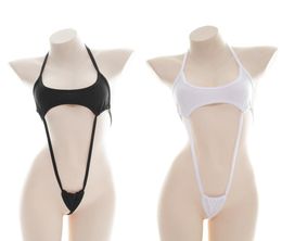 Sexy White Black Mini Micro Bikini Bandage triangle Tiny Swimwear Bathing Suit Beachwear strap Erotic Lingerie Underwear Set N4842331