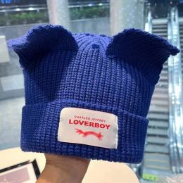 Caps Beanie/Skull Caps Beanie/Skull Caps Kpop Street Children Hyunjin Hendery Same Beanies Leeknew Knitted Cat Ear Hat Fashion Cute Hat