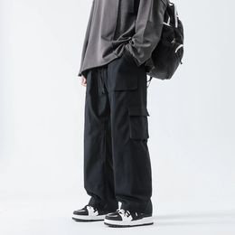 Streetwear Hip Hop Joggers Cargo Pants Men Multi-Pocket Elastic Waist Harem Trousers Male Harajuku Casual Woman Sweatpants 240513