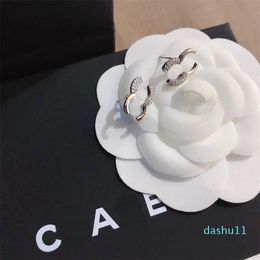 Luxury Style Silver Plated Earrings Boutique Women's Ear Study Love Gift Jewelry Earrings Girls Gift Earrings Correct Logo