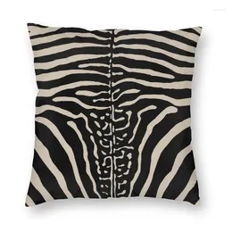 Pillow Zebra Stripes Print Skin Hide Texture Cover Cow Floor Case For Living Room Pillowcase Decoration