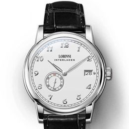 Lobinni Hangzhou 5000A Micro-Rotor Movement Men Automatic Watches Menchical Male Ultra-Thin Mens Wristwatch Business 1888 210728 225F