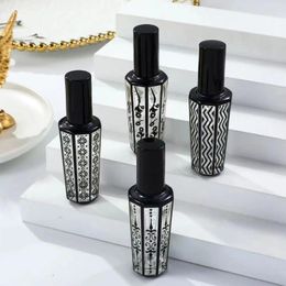 Storage Bottles 15ml Gold Glass Perfume Bottle Portable Refillable Empty Containers Cosmetic Spray Atomizer Travel Sub-Bottle Ultra Mist