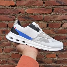 Fashion Designer White blue splice casual Tennis shoes for men and women ventilate Cloud shoes Running shoes Lightweight Slow shock Outdoor Sneakers dd0506A 36-45 10