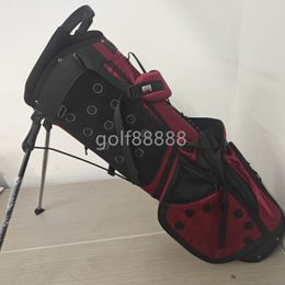 Golf Bags Stand Bags Red silver ring T-stand bag Large diameter and large capacity waterproof material Contact us to view pictures with LOGO #6532