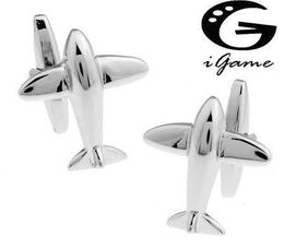 Cuff Links Promotion!! Fashionable aircraft cufflinks brass material gifts free delivery for pilots