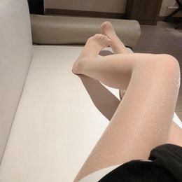 Women Socks Ultra Thin Disposable Tights Pantyhose Sheer Toe Transparent Glossy