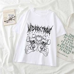 Men's T-Shirts Summer Hip Hop Mens Womens Cotton Short Slved T-shirt Harajuku Casual Loose Tops Oversize Gym Strtwear Hipster Clothing Y240516