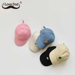 Caps Hats Flower Embroidered Baby Baseball Hat Spring/Summer Baby/Toddler Visor Hat Pure Cotton Outdoor Leisure Newborn Boy Sun Hat WX