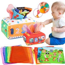 Other Toys Baby pull magic tissue box Montessori 6-12 months old sensory toy baby game development