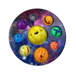 Decompression Toy Baby Sensor Simple Pit Planet Push Bubble Fidget Toy Autism Needs Jet Pressure Relief Toy Childrens Gifts WX