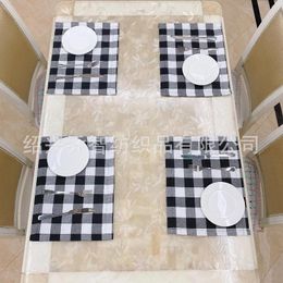 Tapestries Christmas Dinner Mat Plate Table Cloth Napkin Year Holiday Home Decoration Articles