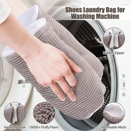 Laundry Bags 1PCS Machine Washing Shoe Bag Can Be Reused Anti-deformation Movement Small White Shoes Clean The Storage