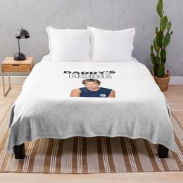 Blankets Daddys Home JJ Maybank Pancow Shirt Throw Blanket Flannels Soft Plush Plaid