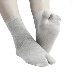 Women Socks Practical 1 Pair Cotton Unisex Japanese Men Split Toe Flip Flop Two Fingers Hosiery