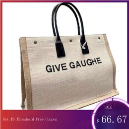 Hot AAAAA Hot Tote Designer Bag Women RIVE GAUCHE Handbag Shoulder Bag Shopping Bags Purse Emed Letters Shoulders Tote Bags s s