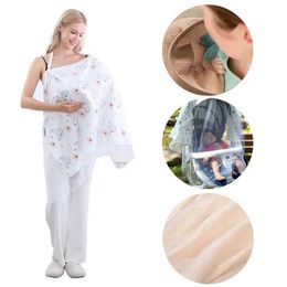 O2XD Nursing Cover Mother going out to breastfeed cotton baby feeding care cover adjustable privacy nursing apron handcart blanket d240517