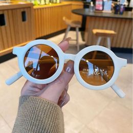 Children's Sunglasses Cute Baby Sun Boys and Girls Fashion UV400 Protection Glasses Outdoor Cartoon Eyewear for Kids L2405