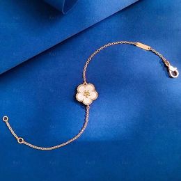 The latest light luxury Jewellery bracelet Golden Light Luxury Blossom Seven Star High Lucky with Original vancley