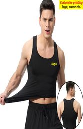 Compression Fitness Tights Tank Top Quick Dry Sleeveless Gym Shirts Summer Cool Mens Running Vest Sportswear Clothing 2206093463780
