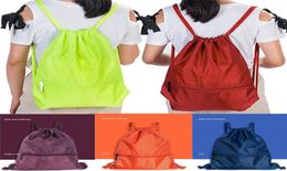 Drawstring Bags Custom Logo String Bag Promotional Sport Printed Backpack Pull Rope Female Canvas Gym SchoolGym Bag Sport Pack6699490