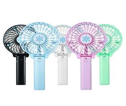 Portable Rechargeable Folding Fan USB Charging Handheld Fan Mini Removable Rotating Handheld Outdoor Pocket Fans Summer Party Favo3438763