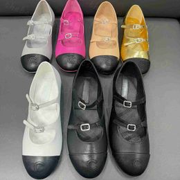 Dress Shoes Designer Shoes Dress Shoes Ballet Flats Ballerina Women Shoes Quilted Genuine Leather Slip on Ballerina Luxury Round Toe Ladies Dress Shoes HJ2G Slingba