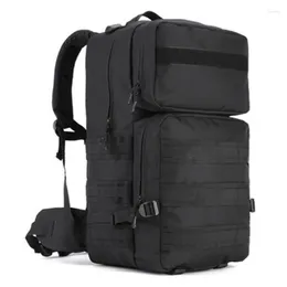 Backpack 55L Men Women Casual Laptop Back Bag Large Capacity Male Travel Rucksack Nylon Top Quality Black