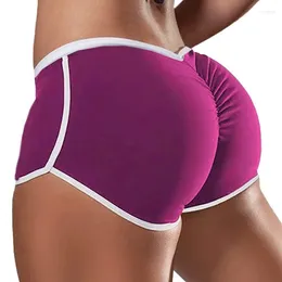 Women's Shorts Sports Casual Oversized Sexy Solid Color Low Waisted Running Tight Lifting Hip