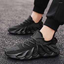 Casual Shoes Net Round Head Sports Korean Version Of All Fashion Comfortable Breathable Fashionable Fitness Running Men