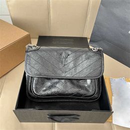 Hip Letter Designer Bag Top Quality Shoulder Bags Women Chain hobo Crossbody Bags Luxury Handbag Lady Fashion Classic Stripes Messenger Bags Black Purse 230201
