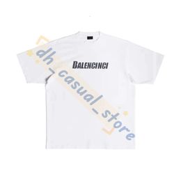 Designer Mens Tees T Shirt Custom Women Fashion Dyed Fabric With Comfortable And Soft Texture Graffiti Letter On The Chest Loose Fit Shirts S-2Xl 153 665