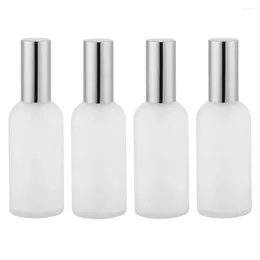 Storage Bottles 4 Pcs Hair Spray Perfume Bottle Travel Scent Glass Refillable